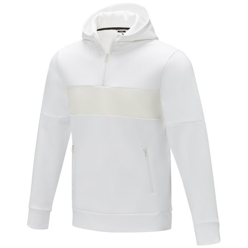 Sayan Kapuzenpullover mit halbem Reißverschluss für Herren - weiss / S