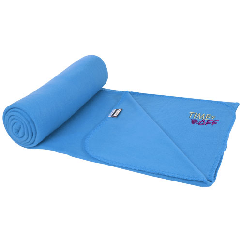 Willow GRS RPET Decke aus Polar Fleece - processblau