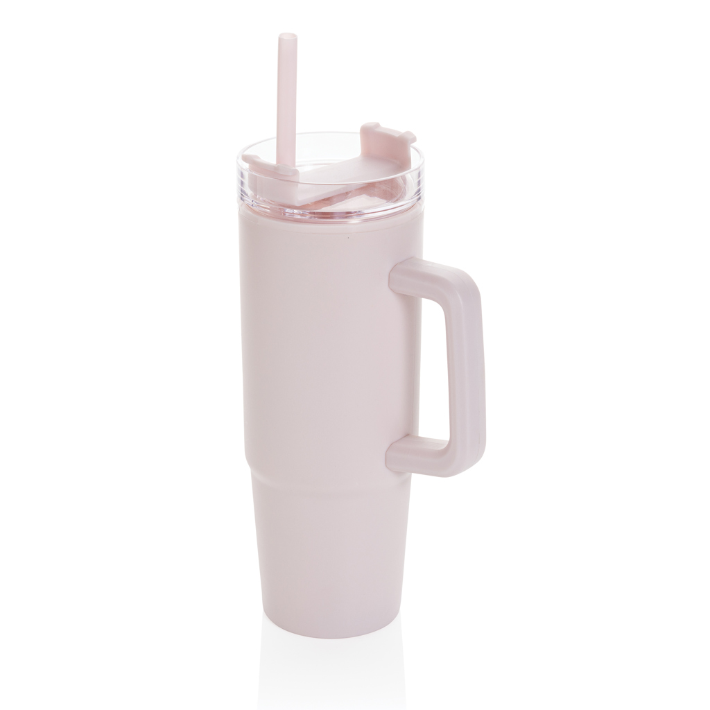 Tana Becher aus RCS recyceltem Kunststoff mit Griff 750ml