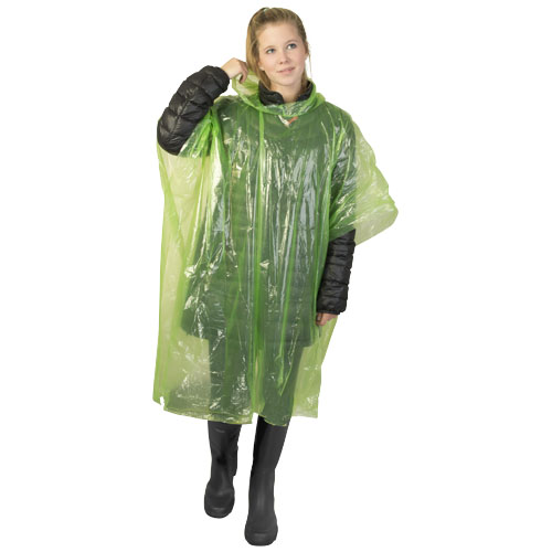Ziva Einweg Regenponcho mit Hülle - limone