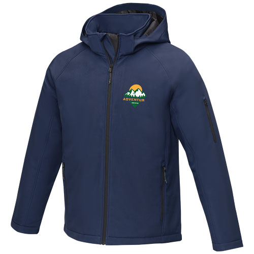 Notus wattierte Softshell Herrenjacke - navy / XL