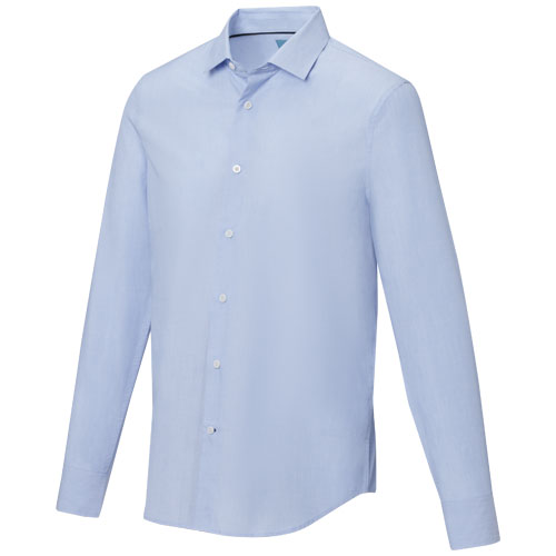 Cuprite Langarm Shirt aus Bio-Baumwolle für Herren - hellblau / XS