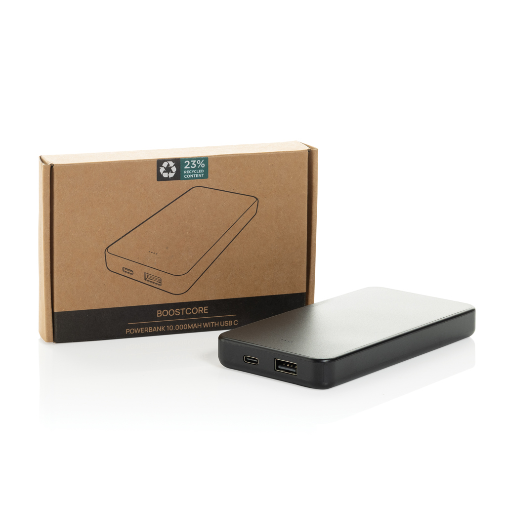Boostcore 10.000mAh Powerbank aus RCS rec. Kunststoff