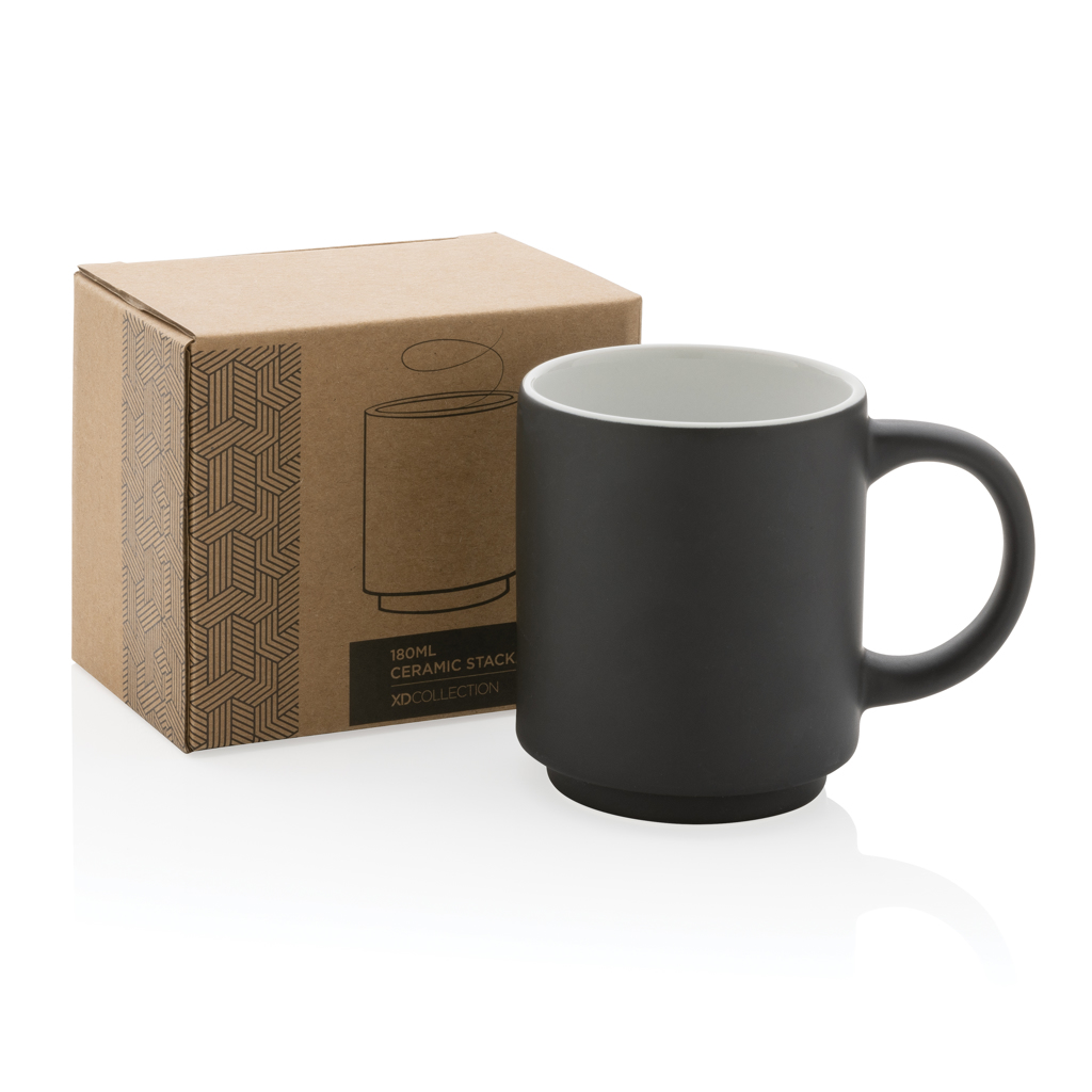 Stapelbare Keramiktasse, 180ml