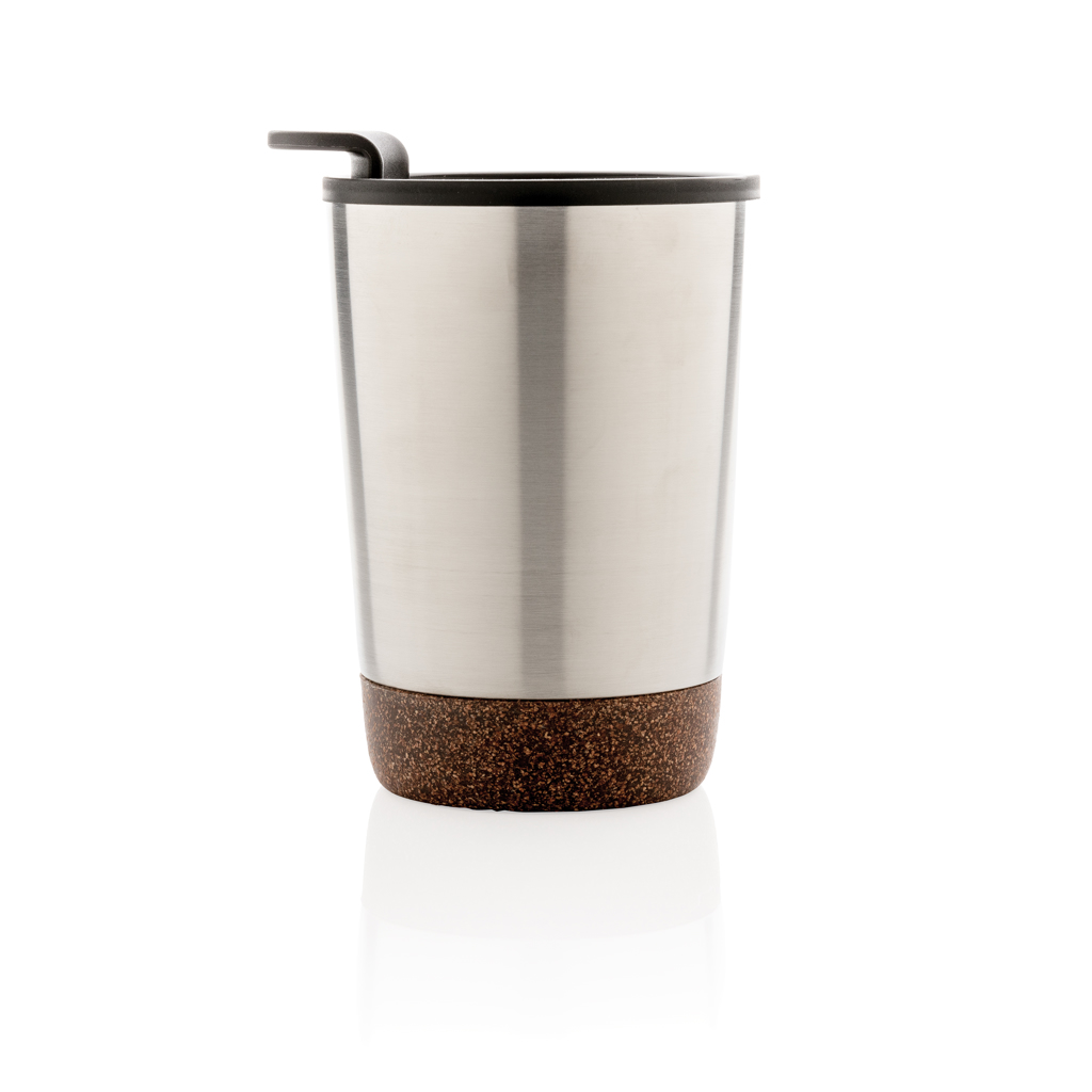 RCS recycelter Edelstahl-Kaffeebecher mit Kork