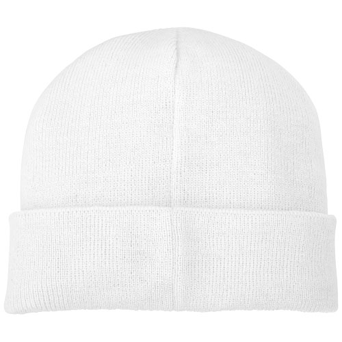 Boreas Mütze mit Aufnäher - weiss