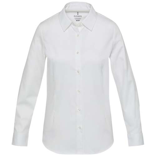 Citrine 185 g/m² Twill Bluse - weiss / XS
