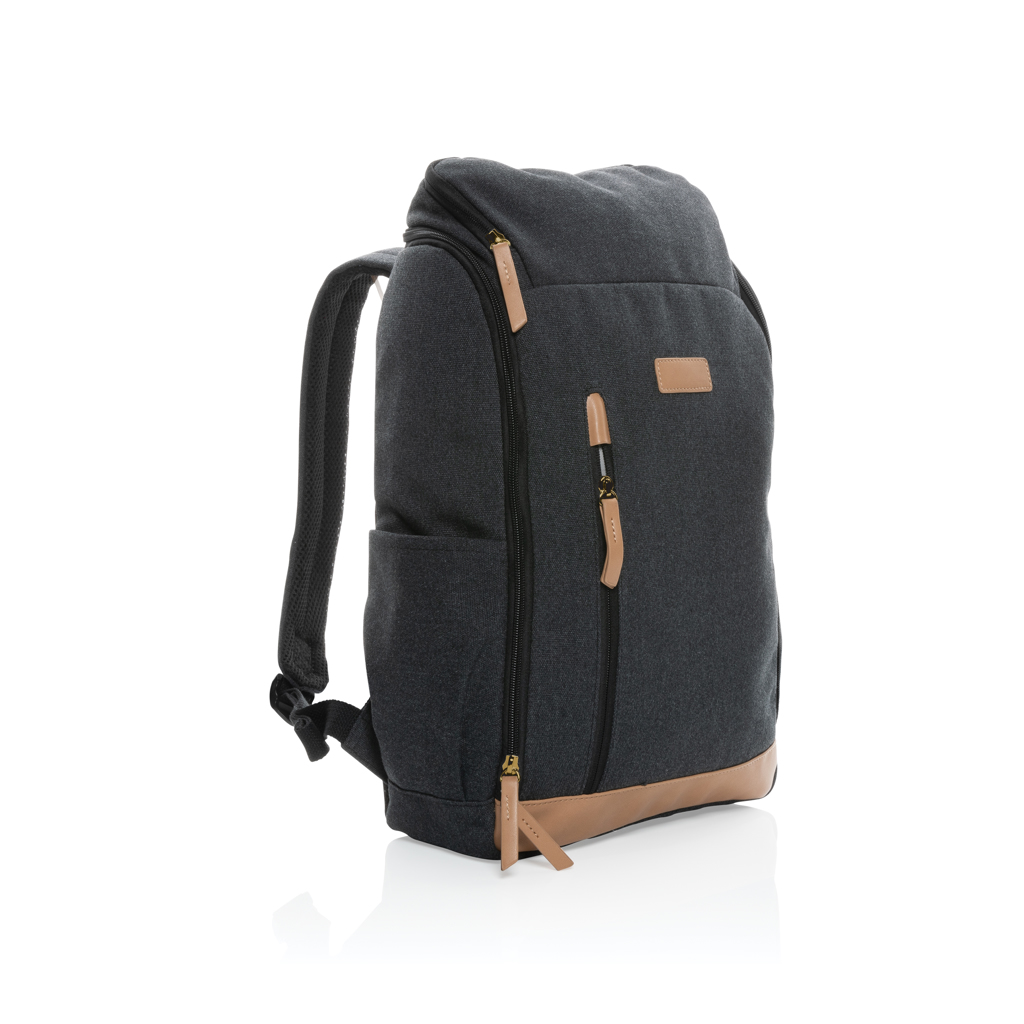 Impact AWARE™ 16 oz. r recyceltem canvas 15" Laptop-Rucksack