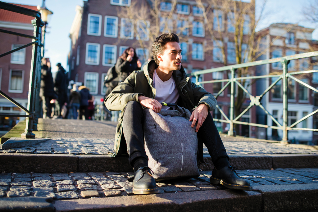 Urban schnitthemmender Anti-Diebstahl-Rucksack