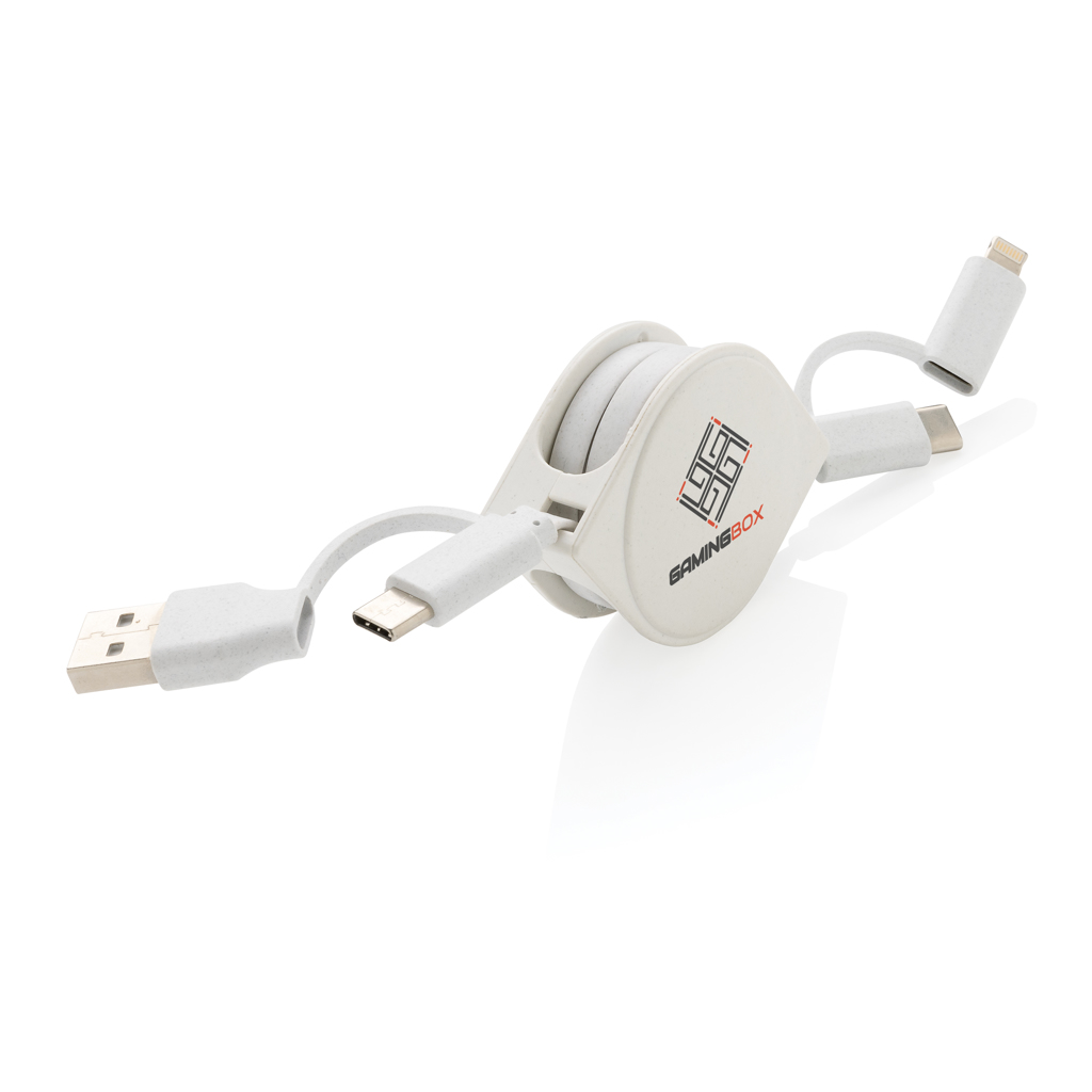 4-in-1 Kabel aus TPE und RCS Standard recyceltem Kunststoff