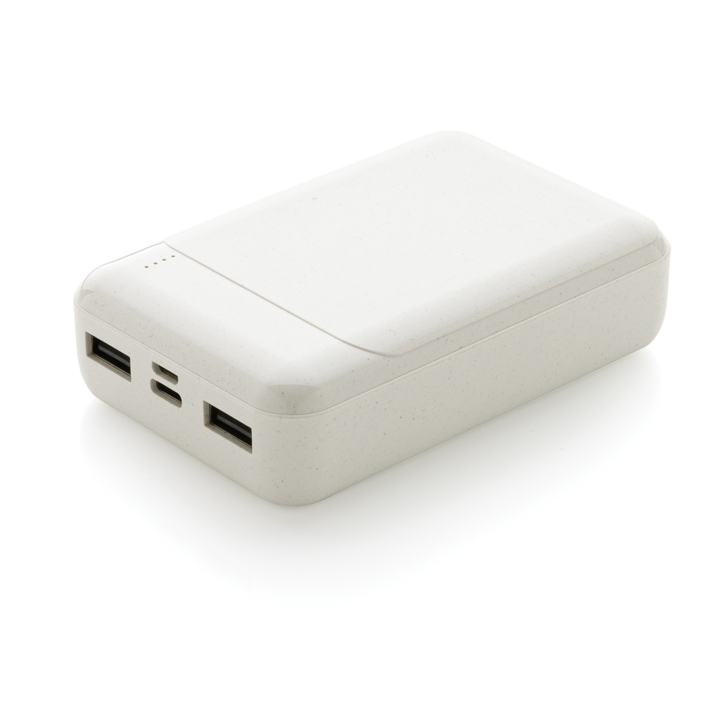 10.000 mAh Powerbank aus RCS Standard recyceltem Kunststoff