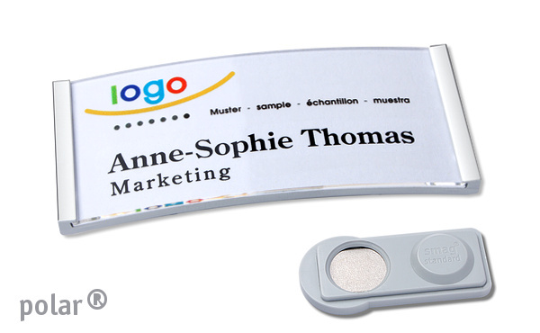 Namensschild polar® 30 "quick-print"