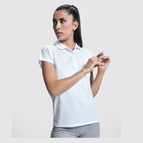 Monzha 150 g/m² Sport Poloshirt für Damen - fluorgelb / S