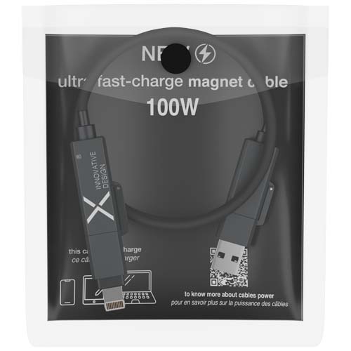 SCX.design C59 100 W magnetisches Silikon Ladekabel