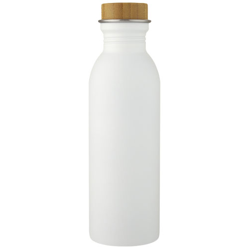 Kalix 650 ml Sportflasche aus Edelstahl - weiss