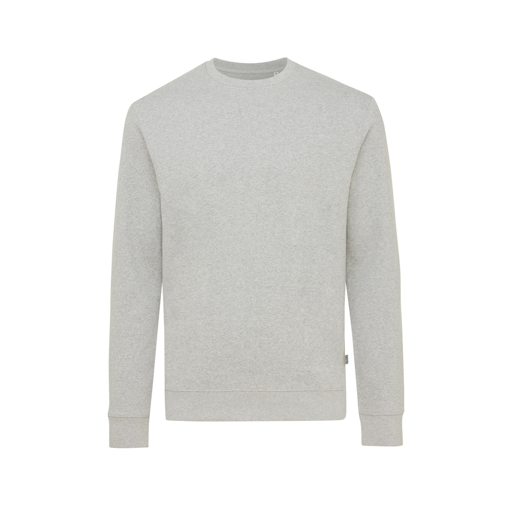 IQONIQ Denali ungefärbt. Rundhals-Sweater aus recycelter BW