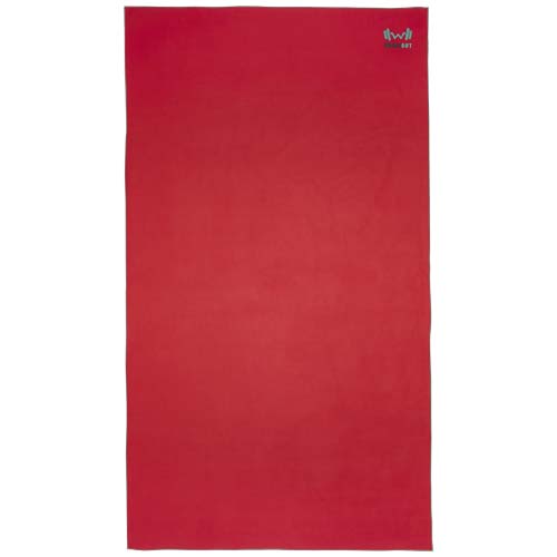 Pieter ultraleichtes und schnell trocknendes GRS Handtuch 100 × 180 cm - rot