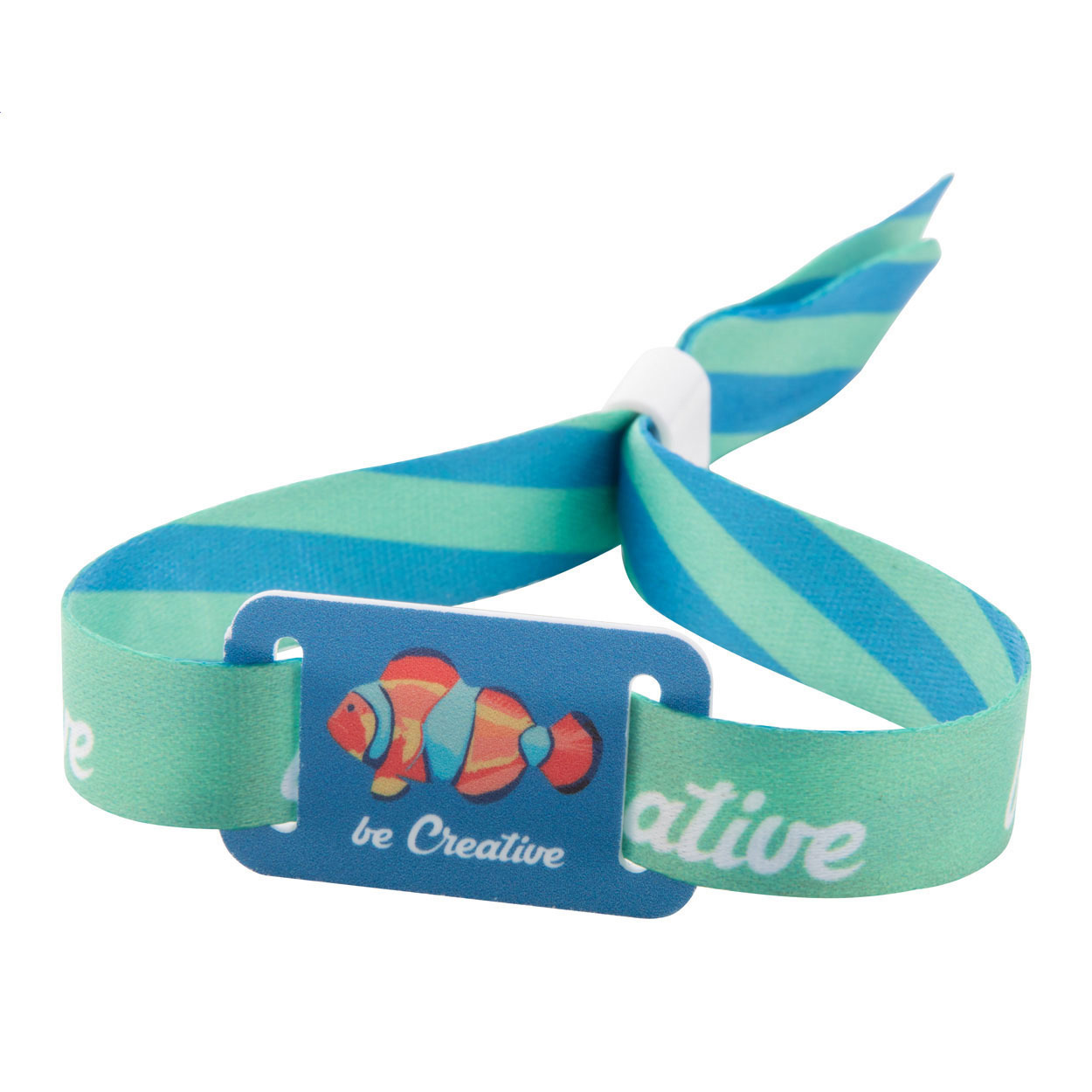 Individuelles Festival-Armband - weiß