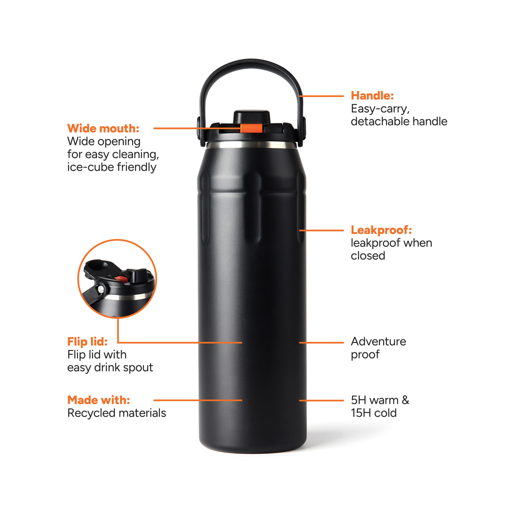 Nordic Drift trail Isolierte RCS Sportflasche 940ml