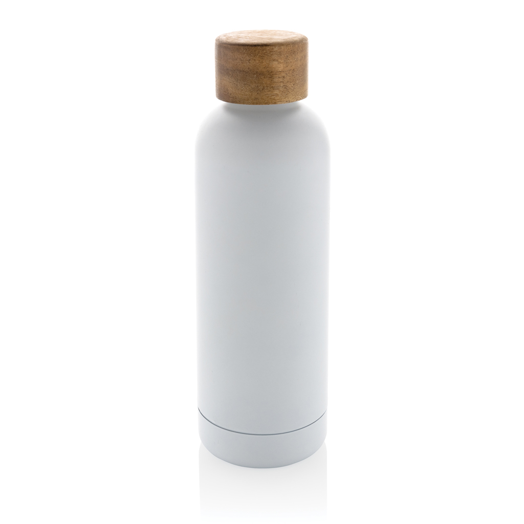 Wood Vakuumflasche aus RCS recyceltem Stainless-Steel