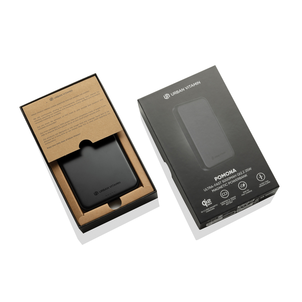 Urban Vitamin Pomona 5000mAh Qi2.2 25W Semi Solid Powerbank