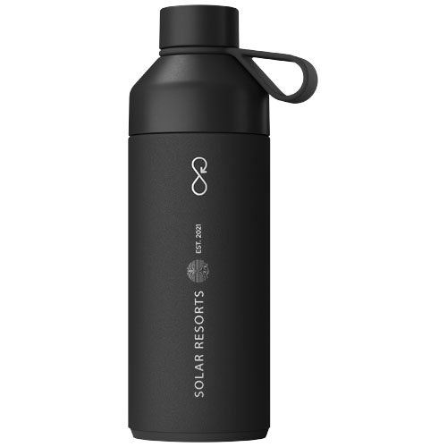 Big Ocean Bottle 1 L vakuumisolierte Flasche - obsidian-schwarz