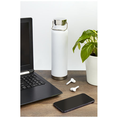 Thor 650 ml Kupfer-Vakuum Isoliersportflasche - schwarz