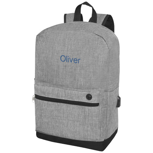 Hoss 15,6" Business Laptop-Rucksack 16L - heather mediumgrau