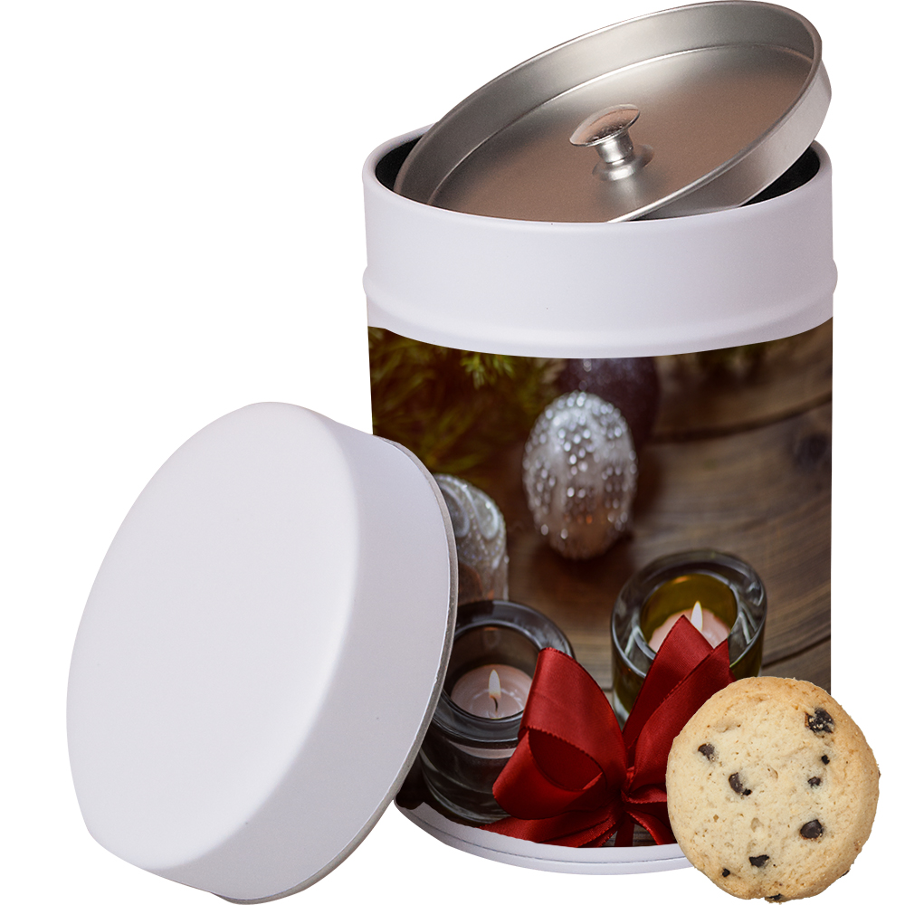 Bio Cookie Schoko-Orange, ca. 100g, Metalldose Maxi