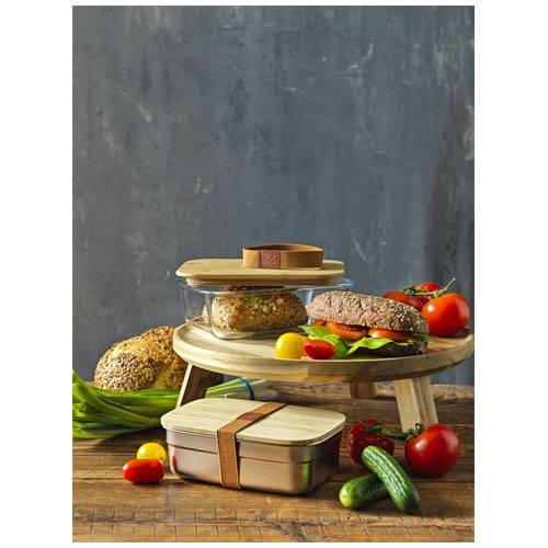 Tite 700 ml Lunchbox aus Edelstahl mit Bambusdeckel