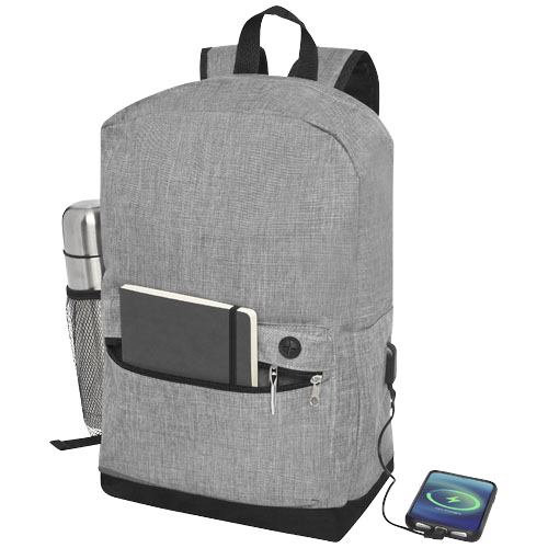 Hoss 15,6" Business Laptop-Rucksack 16L - heather mediumgrau