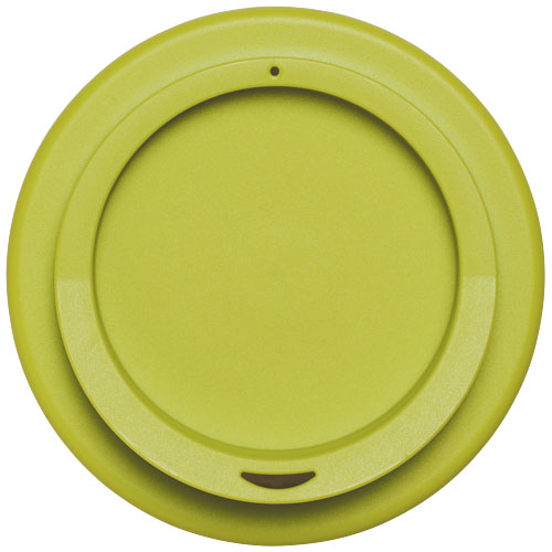 Americano® Espresso Eco 250 ml recycelter Isolierbecher  - schwarz / limone