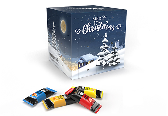 Lindt HELLO Mini Advenskalender "Würfel" Eco