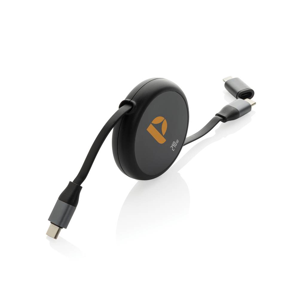 Terra ausziehbares 240W 2-in-1 Kabel aus RCS rec. Aluminium