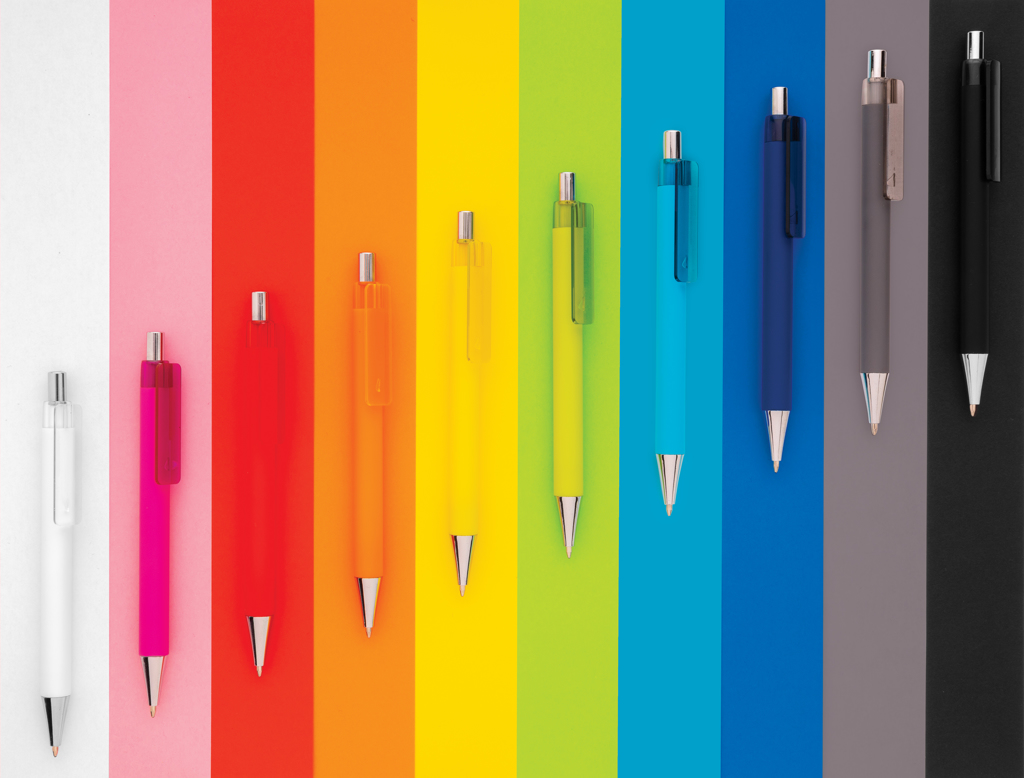 X8 Stift mit Smooth-Touch aus RCS recyceltem ABS