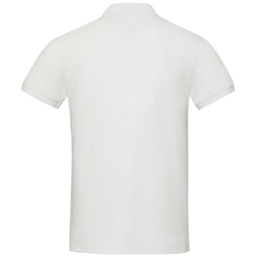 Emerald 200 g/m² Aware™ Polo Unisex aus recyceltem Material - weiss / XS