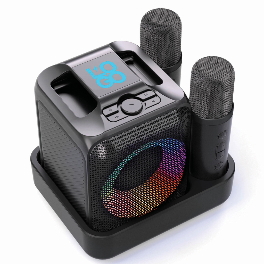 Singvibe Karaoke-Set mit Doppelmikrofon aus RCS rec. ABS