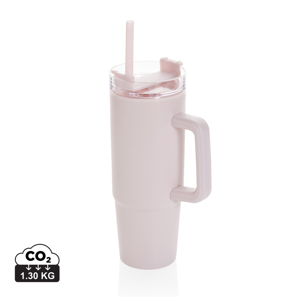 Tana Becher aus RCS recyceltem Kunststoff mit Griff 750ml