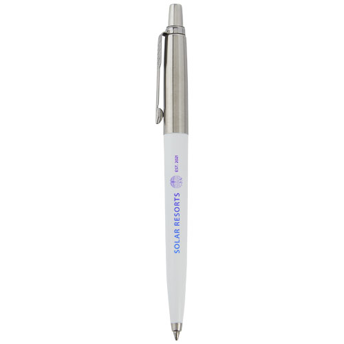 Parker Jotter Recycled Kugelschreiber (schwarze Mine) - weiss