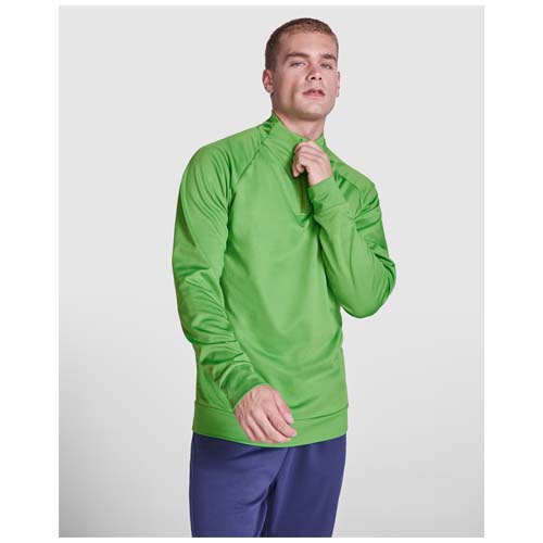 Epiro 200 g/m² Half-Zip Sweatshirt Unisex - gelb / S