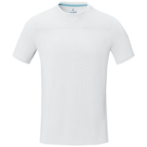 Borax 160 g/m² Cool Fit T-Shirt aus recyceltem GRS Material für Herren - weiss / XS