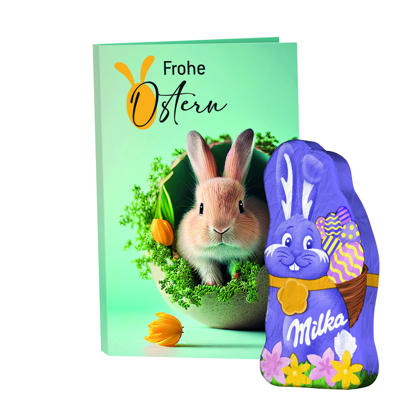 Werbekarte Visitenkartenformat Ostern