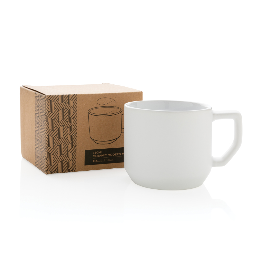Moderne Keramiktasse, 350ml